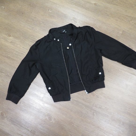 Black H&M Bomber Jacket - Picture 2 of 13